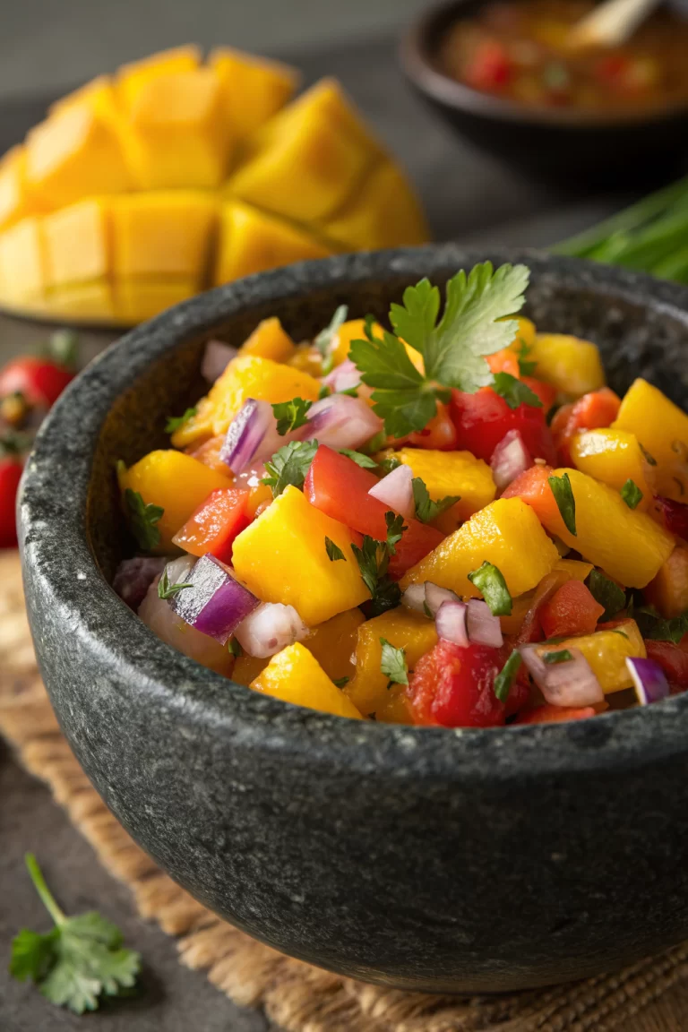5 Ingredient Peach Salsa