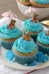 Beach Party Cupcakes