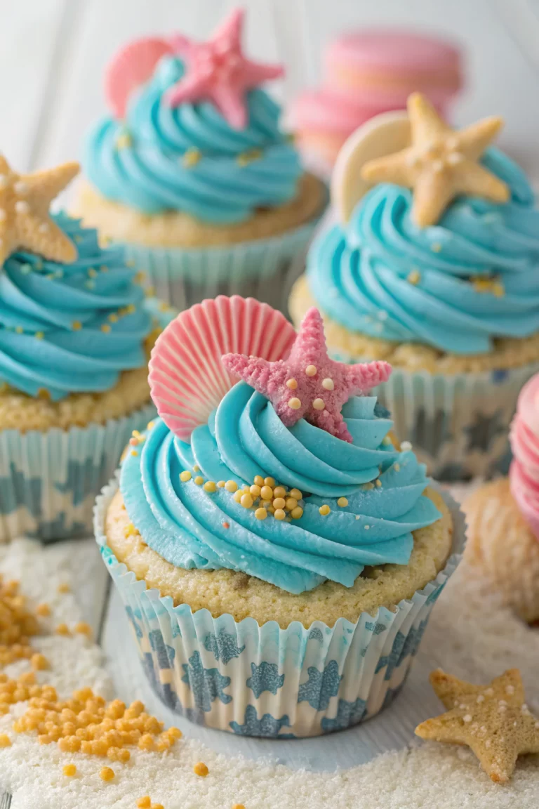 Beach Themed Cupcakes Recipe