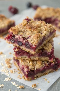 Blueberry Oatmeal Breakfast Bars Recipe