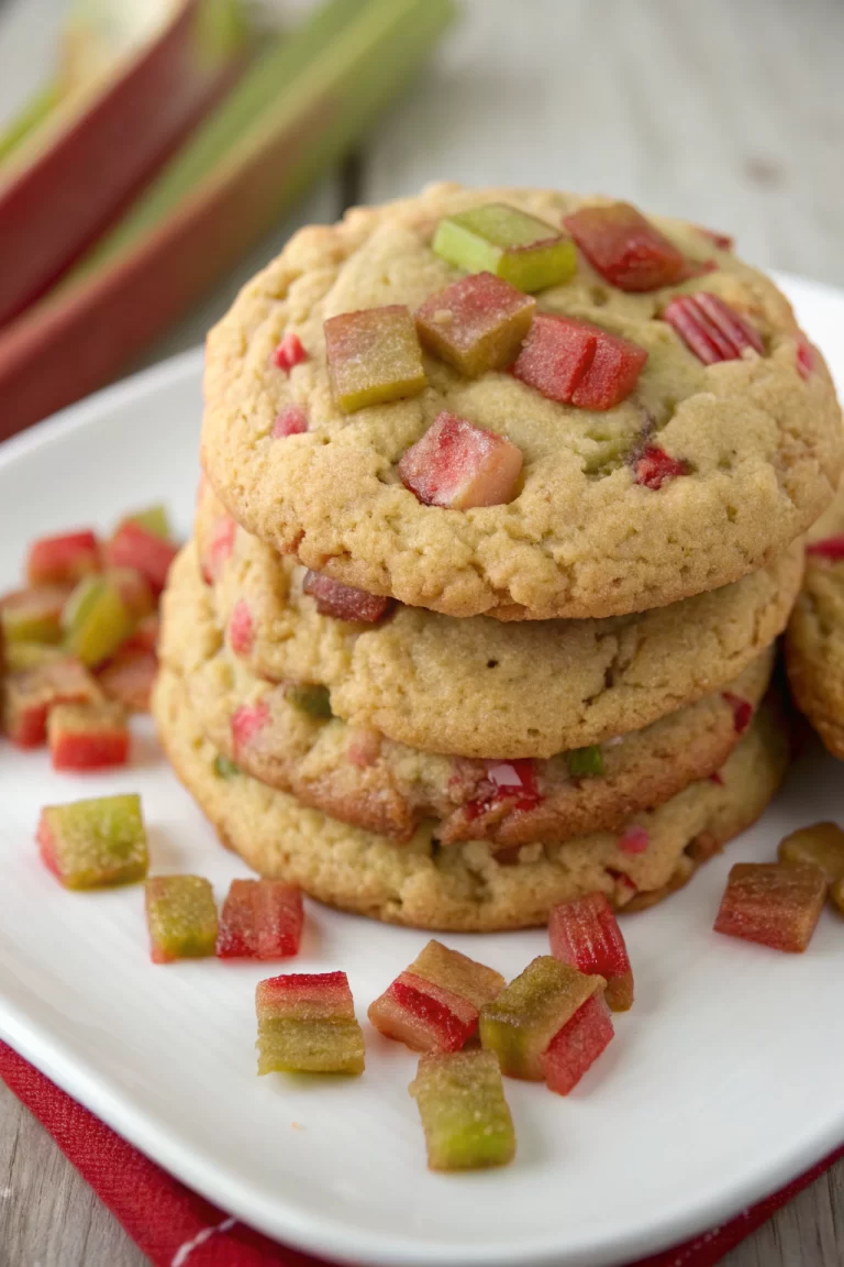 Brown Sugar Rhubarb Cookies Recipe