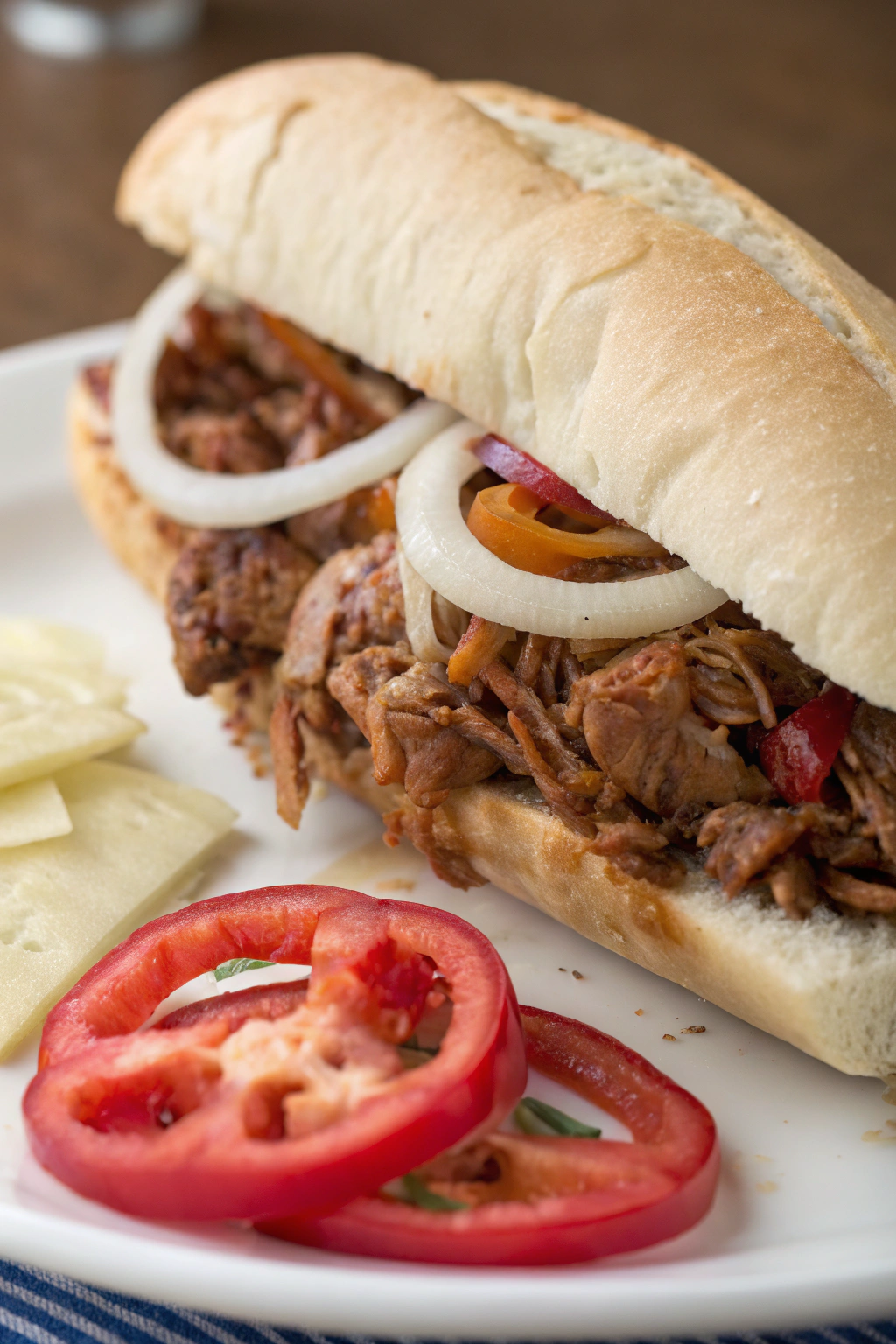 Crockpot Philly Cheesesteak