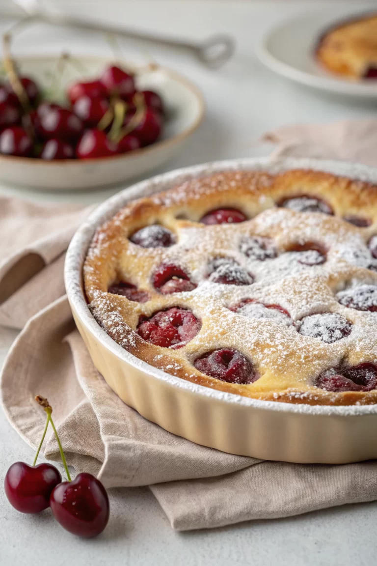 Easy Cherry Clafoutis Recipe