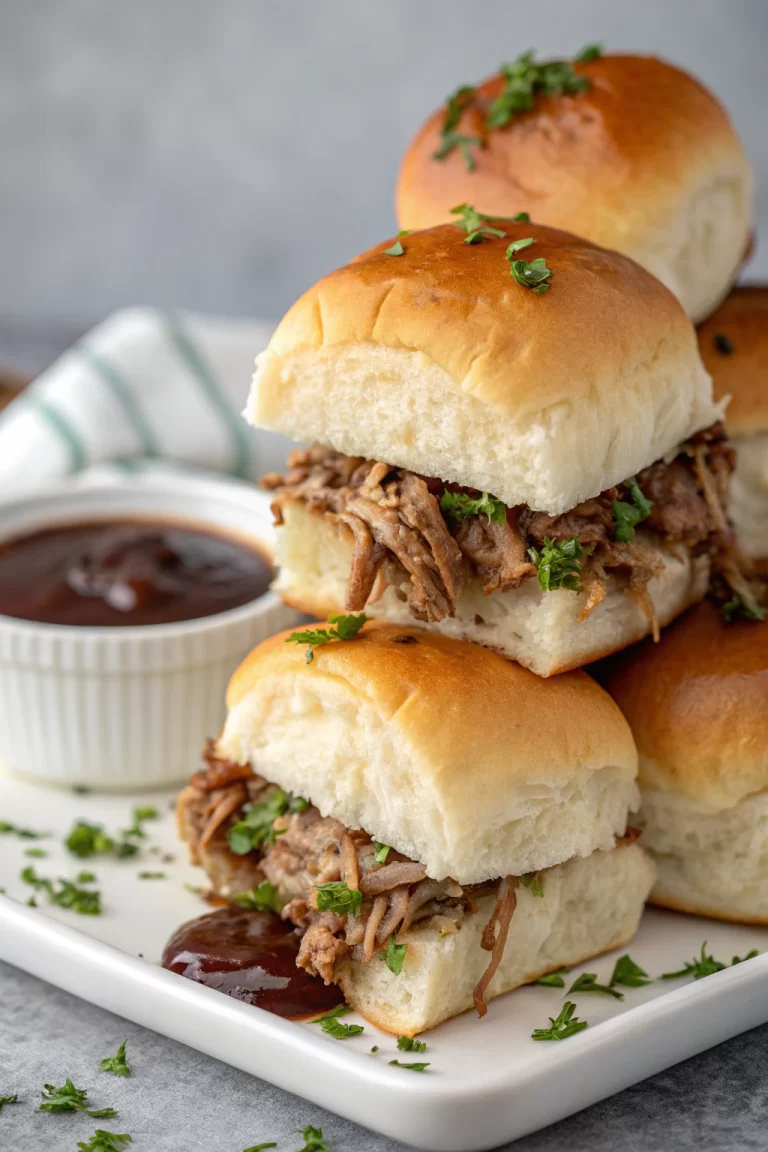 Easy French Dip Sliders Recipe