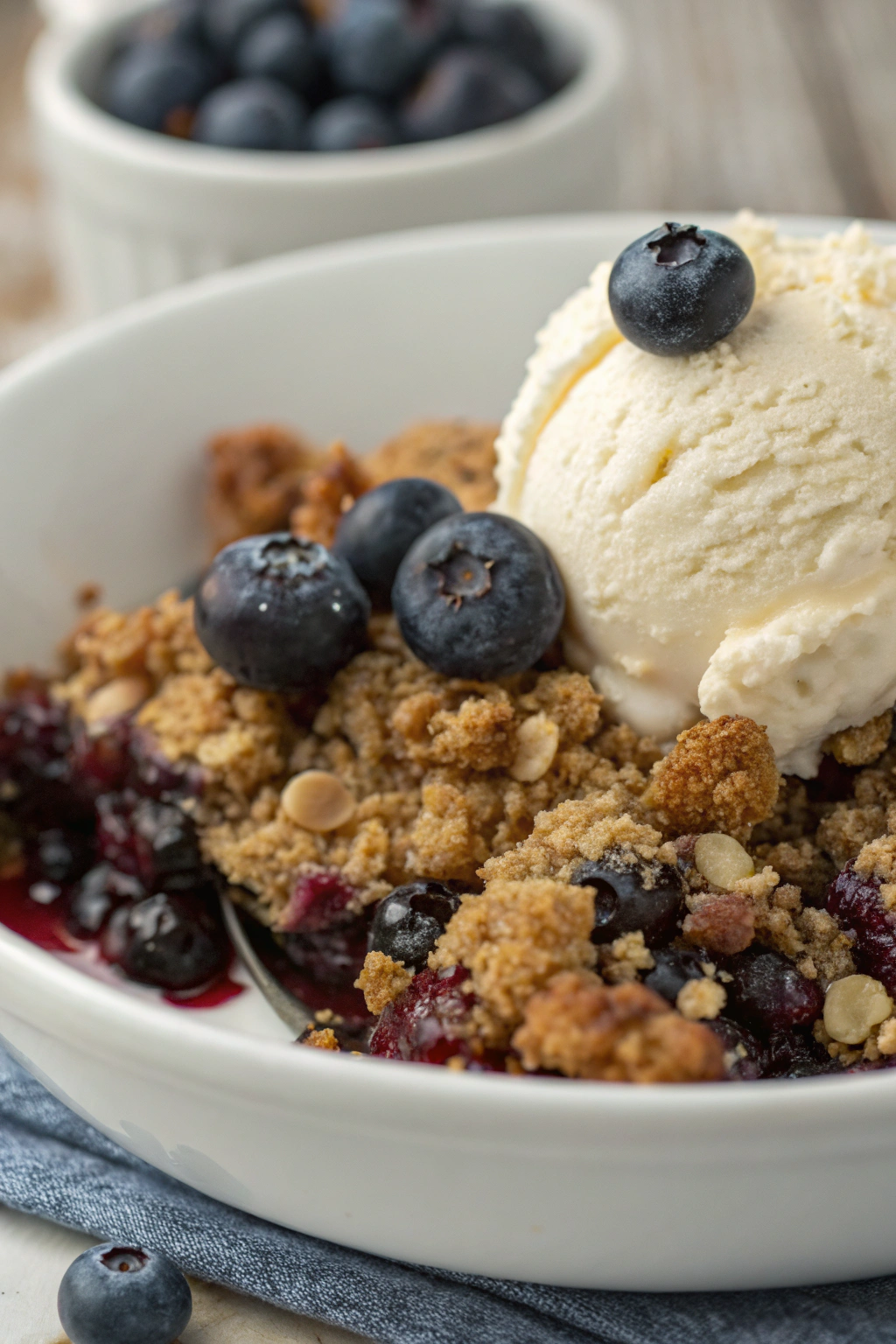 Fresh Blueberry Crisp Recipe