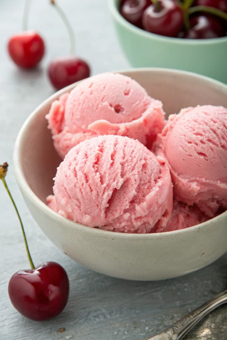 Fresh Cherry Sorbet Recipe