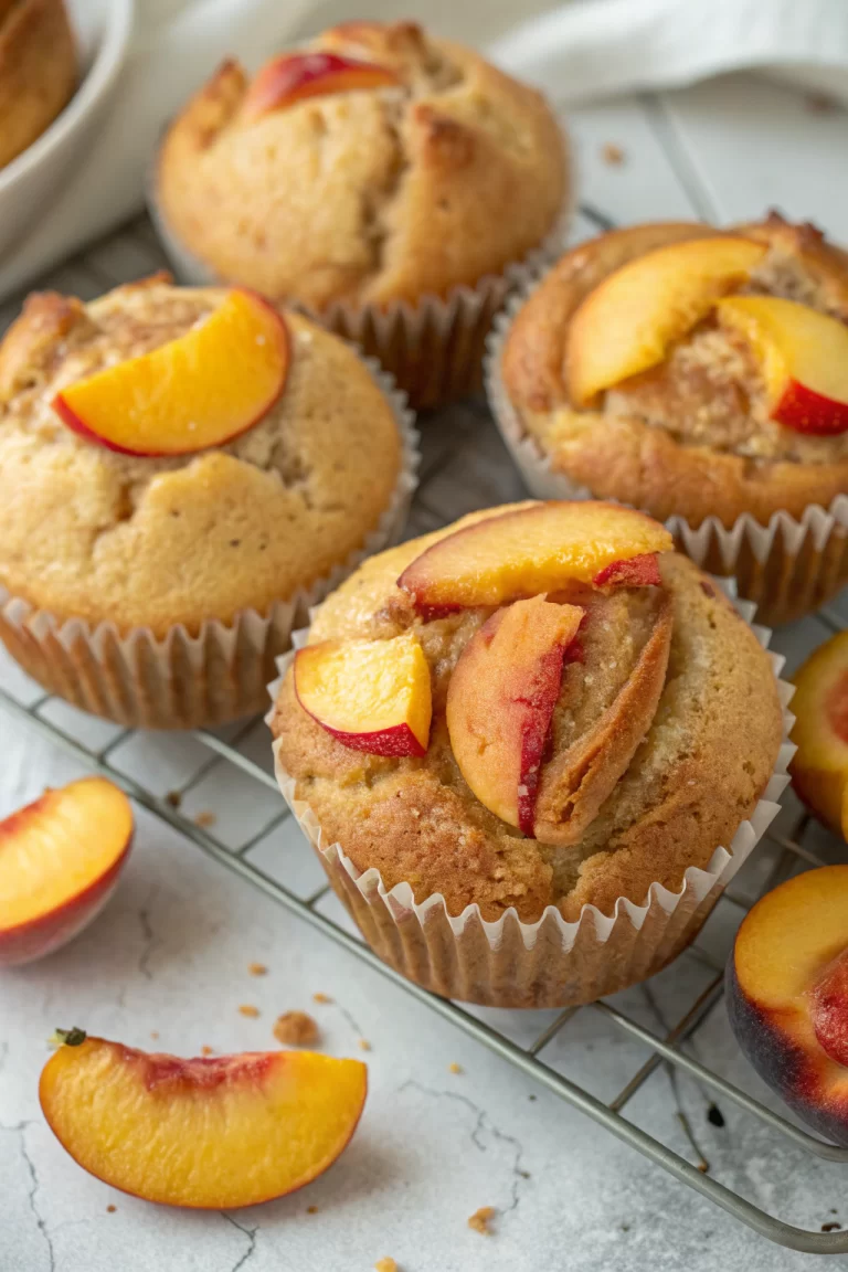 Fresh Mini Peach Upside Down Cakes Recipe