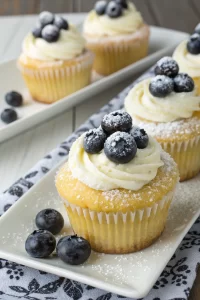 Lemon Blueberry Cupcakes