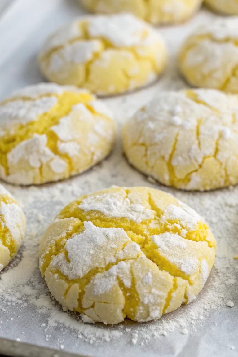 Lemon Crinkle Cookies Recipe