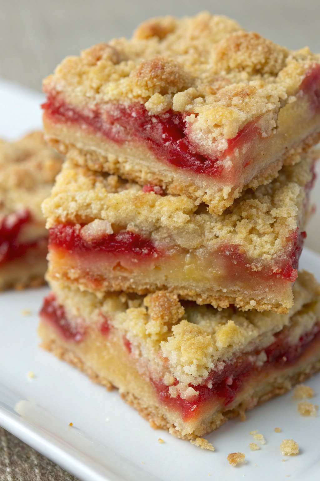 Nectarine Crumble Bars Recipe