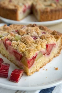 Oma's Rhubarb Cake Recipe