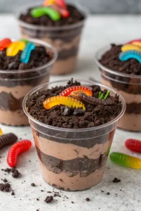 Oreo Cookie Dirt Cup pudding Recipe
