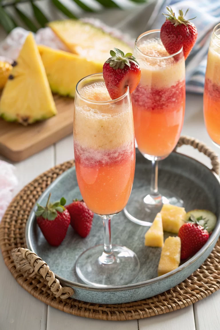 Strawberry Pineapple Mimosa Recipe