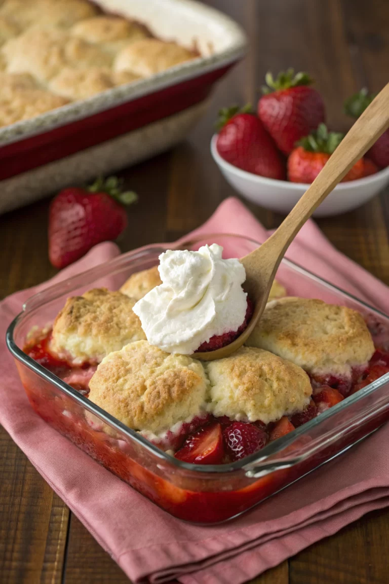 Strawberry Rhubarb Cobbler Recipe
