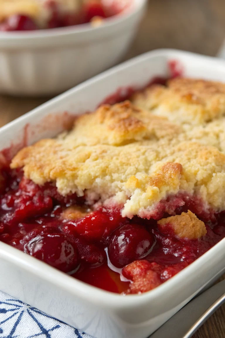 Sweet Cherry Cobbler Recipe