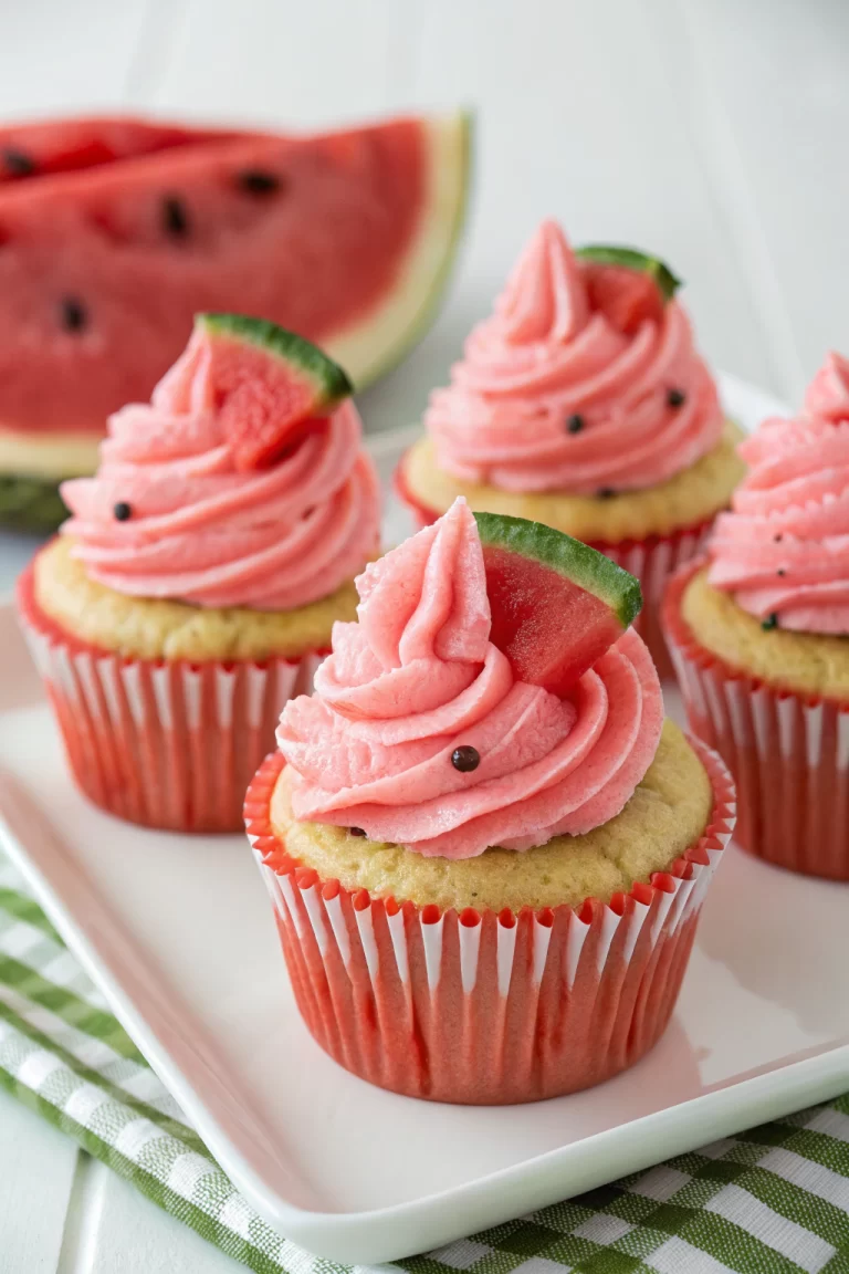 Watermelon Cupcakes Recipe