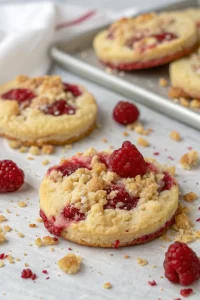 Raspberry Crumble Cookies Recipe