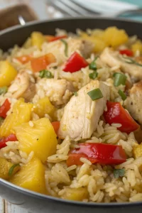 Aloha Pineapple Chicken Rice Casserole Recipe