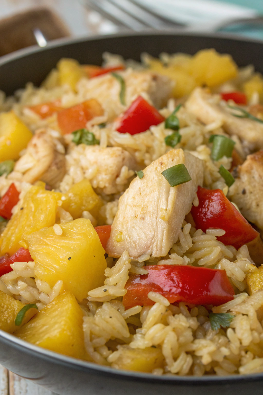Aloha Pineapple Chicken Rice Casserole Recipe