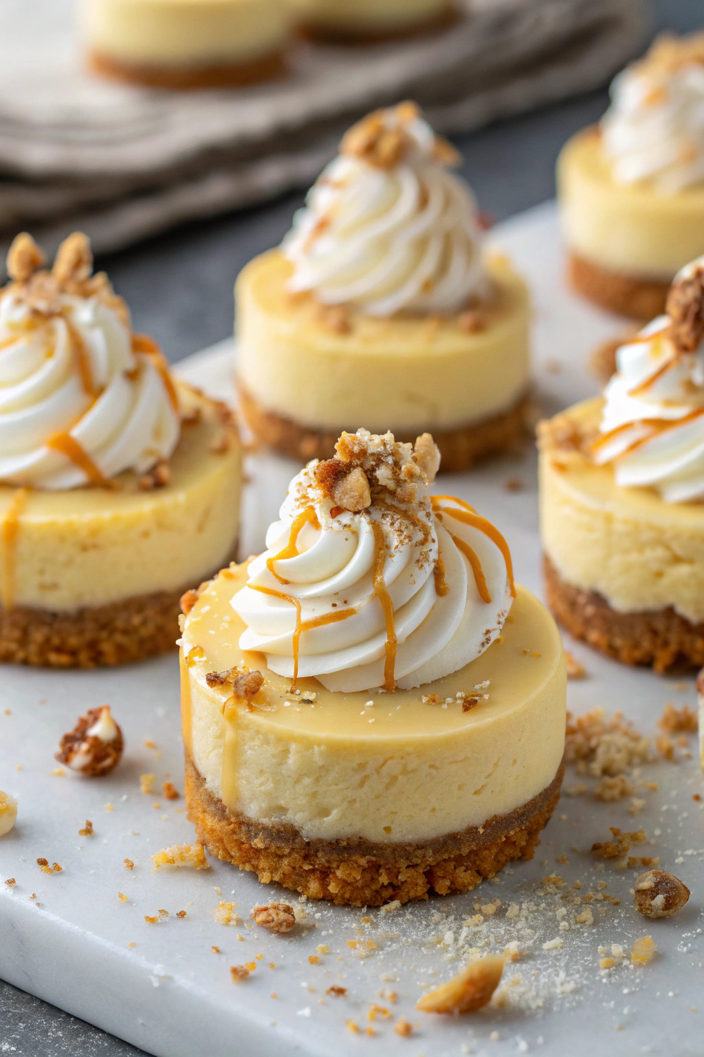 Apple Crisp Mini Cheesecakes Recipe
