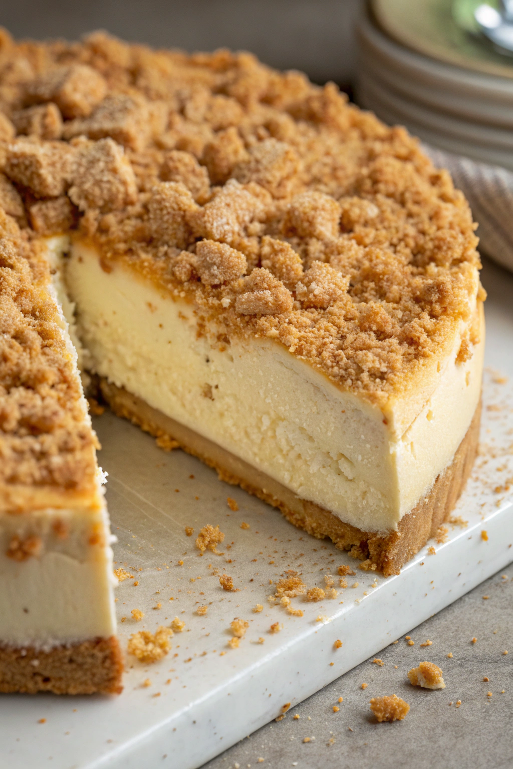 Apple Crumble Cheesecake Recipe