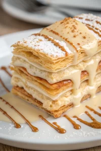 Apple Mille Feuille with Vanilla Custard Recipe
