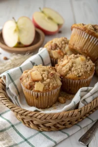 Apple Muffins with Crumb Topping