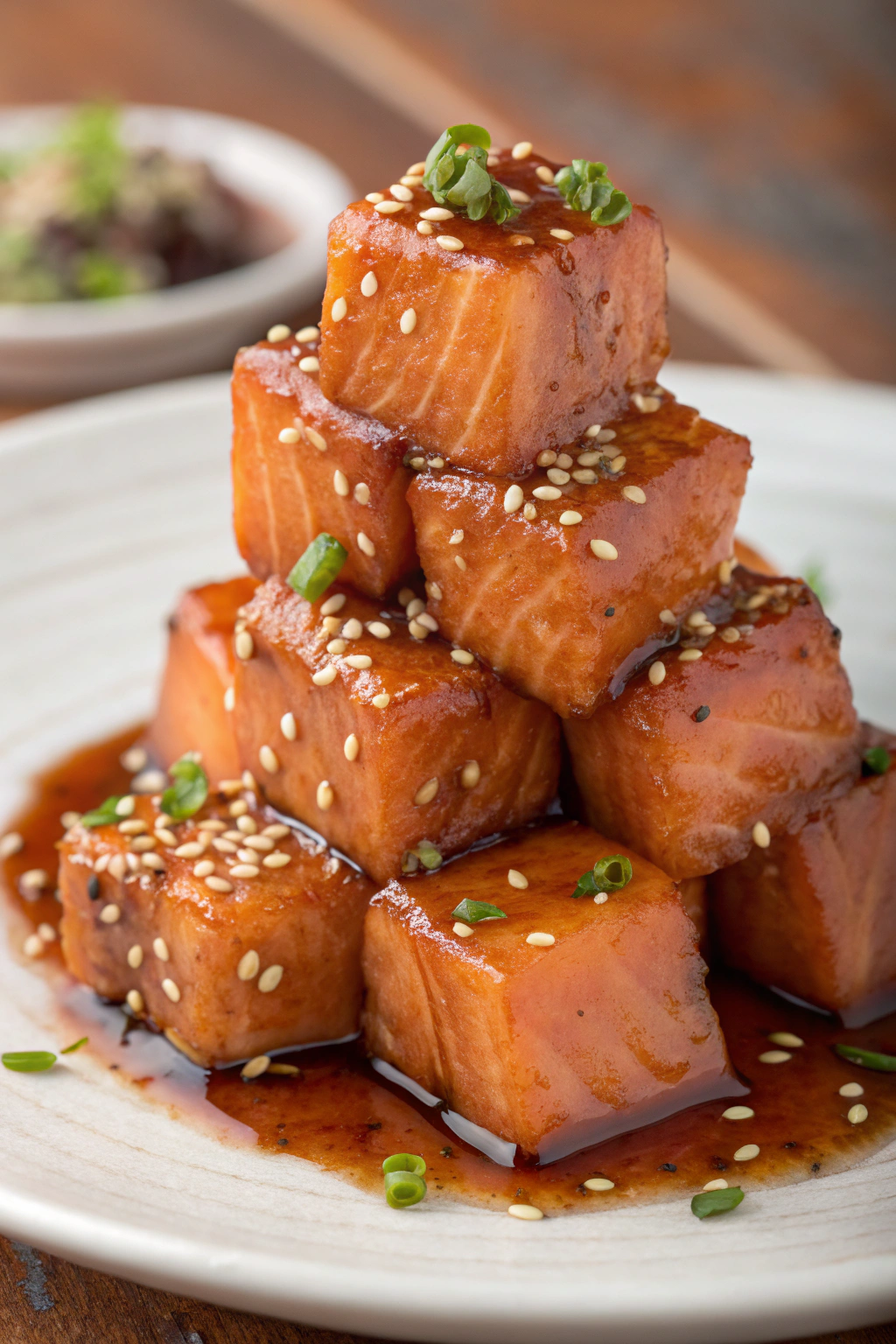 Crispy Bang Bang Salmon Bites Bowls Recipe