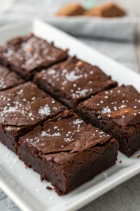 Fudgy Dark Chocolate Zucchini Brownies Recipe