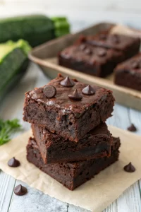 Fudgy Keto Zucchini Brownies Recipe