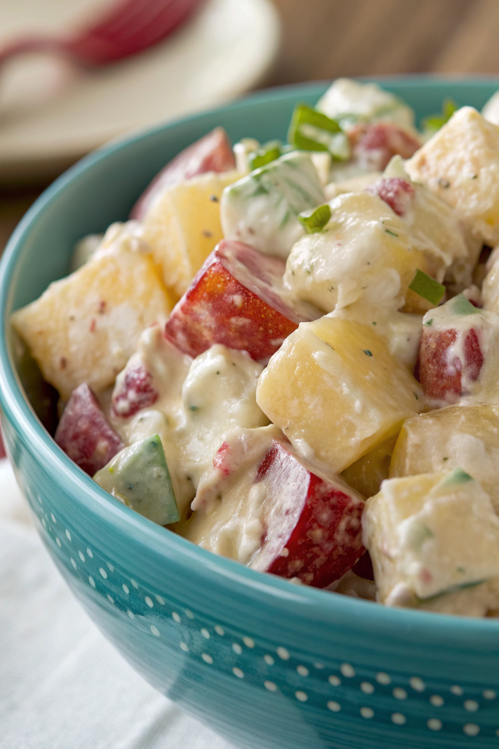 Healthier Red Skin Potato Salad