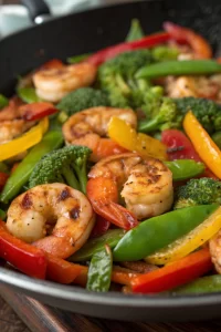 Healthy Garlic Shrimp Stir Fry Recipe