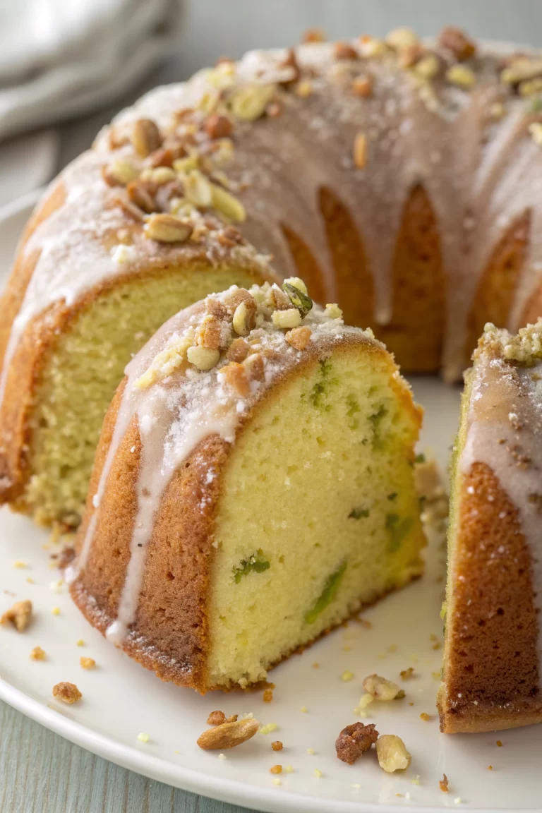 Lemon Zucchini Cake With Sweet Lemon Glaze