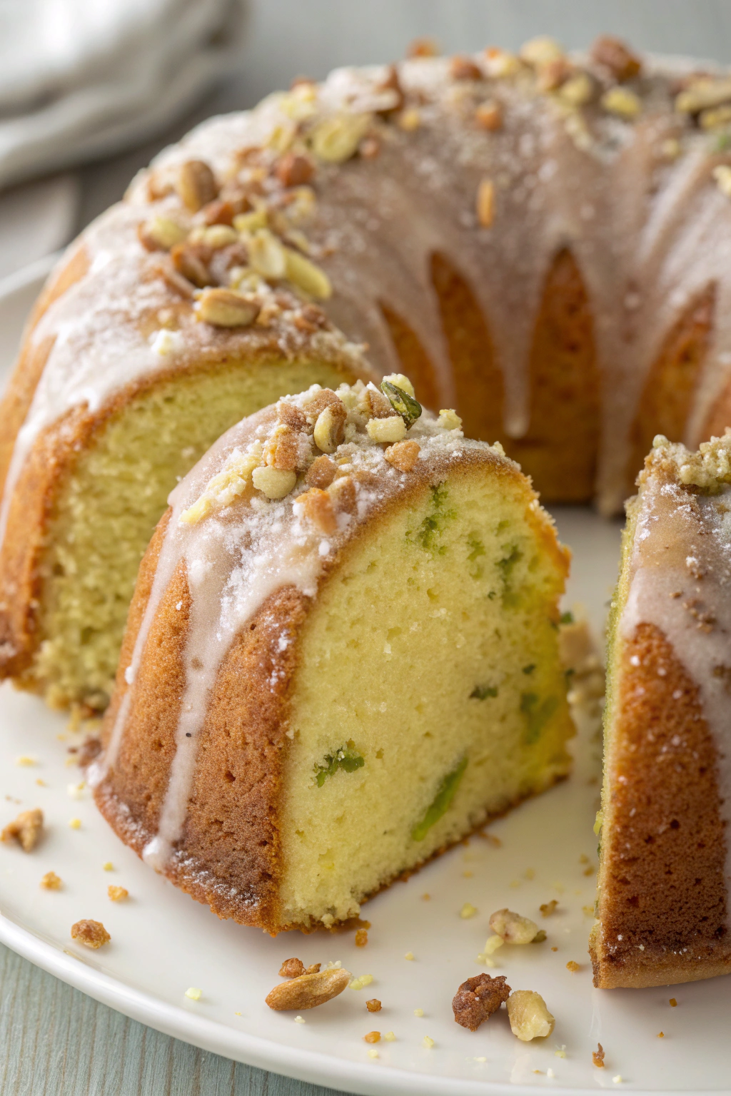 Lemon Zucchini Cake With Sweet Lemon Glaze