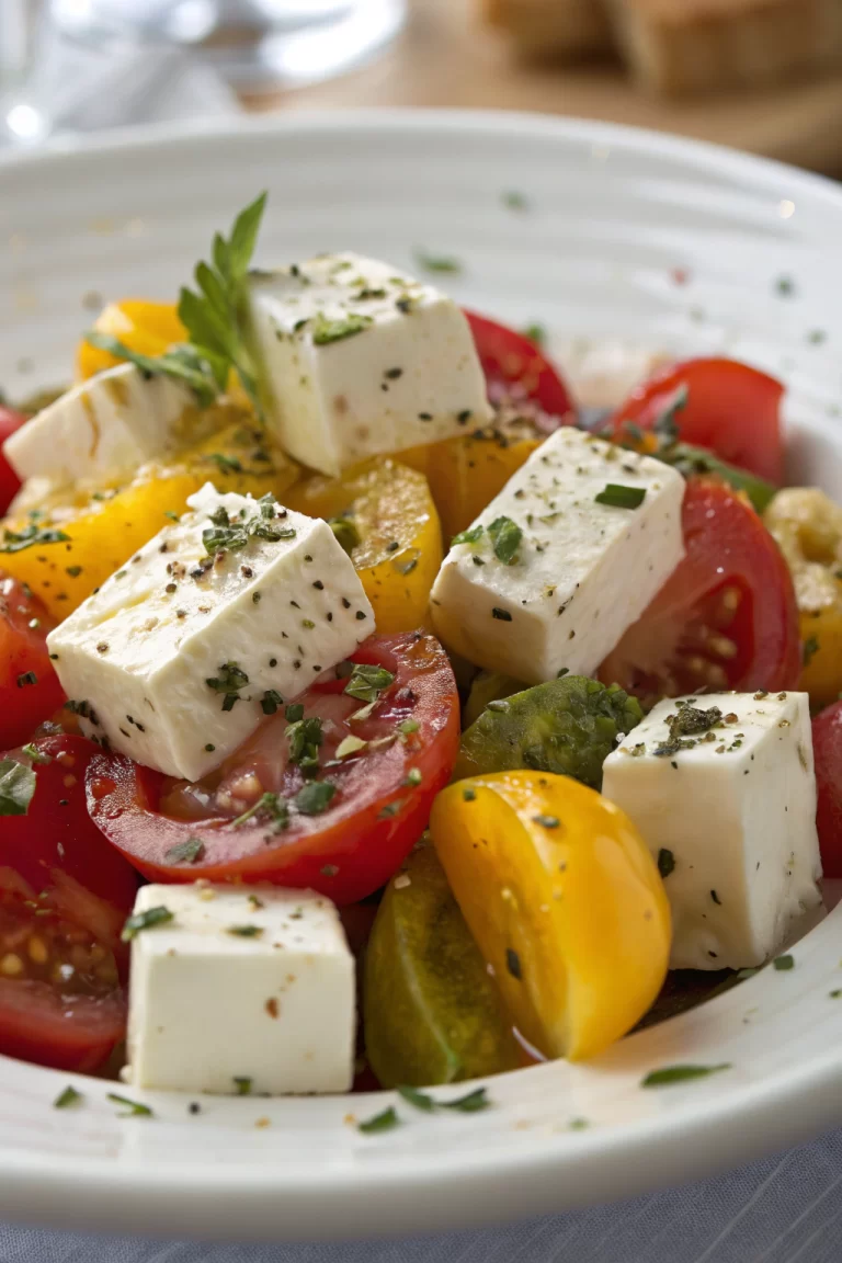 Marinated Mozzarella Cubes