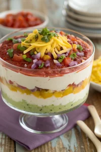 No Bake Taco Dip Recipe