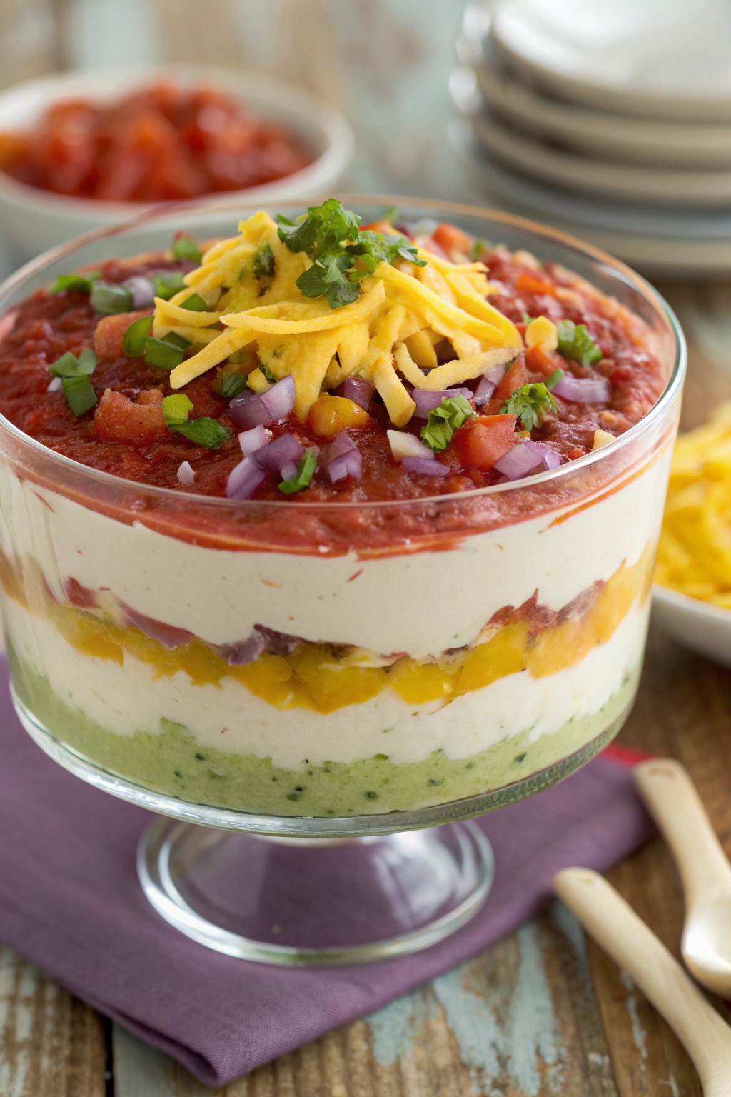 No Bake Taco Dip Recipe