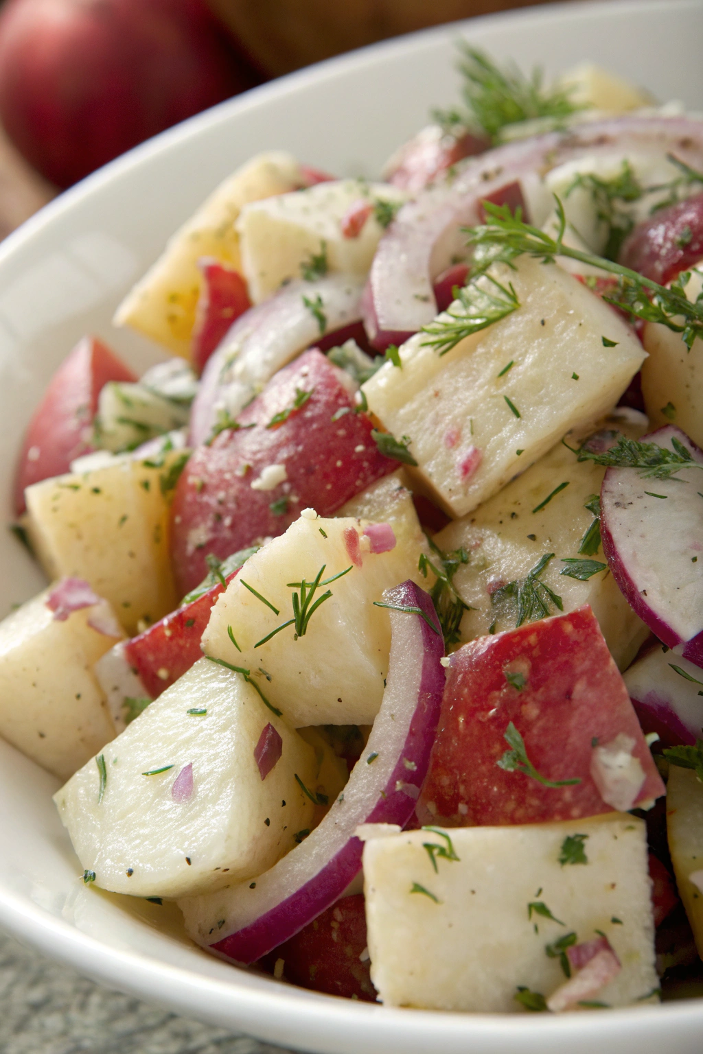 No Mayo Potato Salad With Herbs