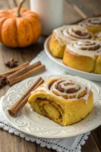 Pumpkin Cinnamon Rolls Recipe