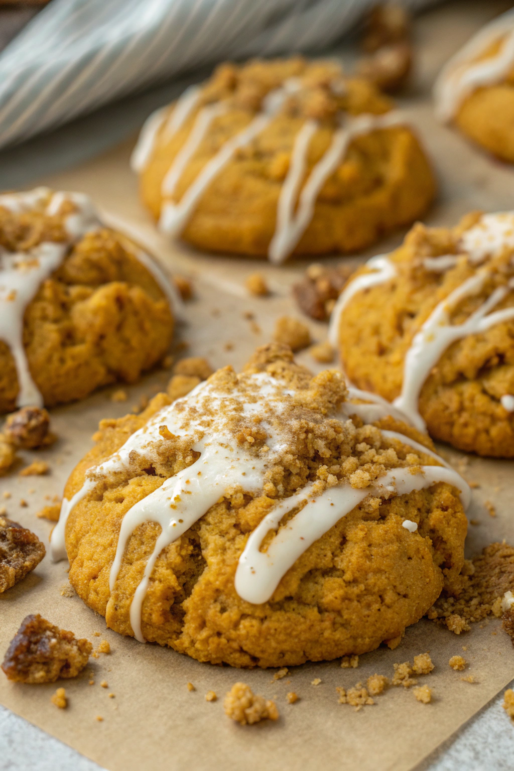 Pumpkin Coffee Cake Cookies Recipe