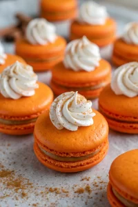 Pumpkin Pie Macarons Recipe