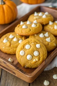 Pumpkin White Chocolate Chip Cookies Recipe