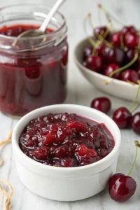 Sour Cherry Jam without Pectin Recipe
