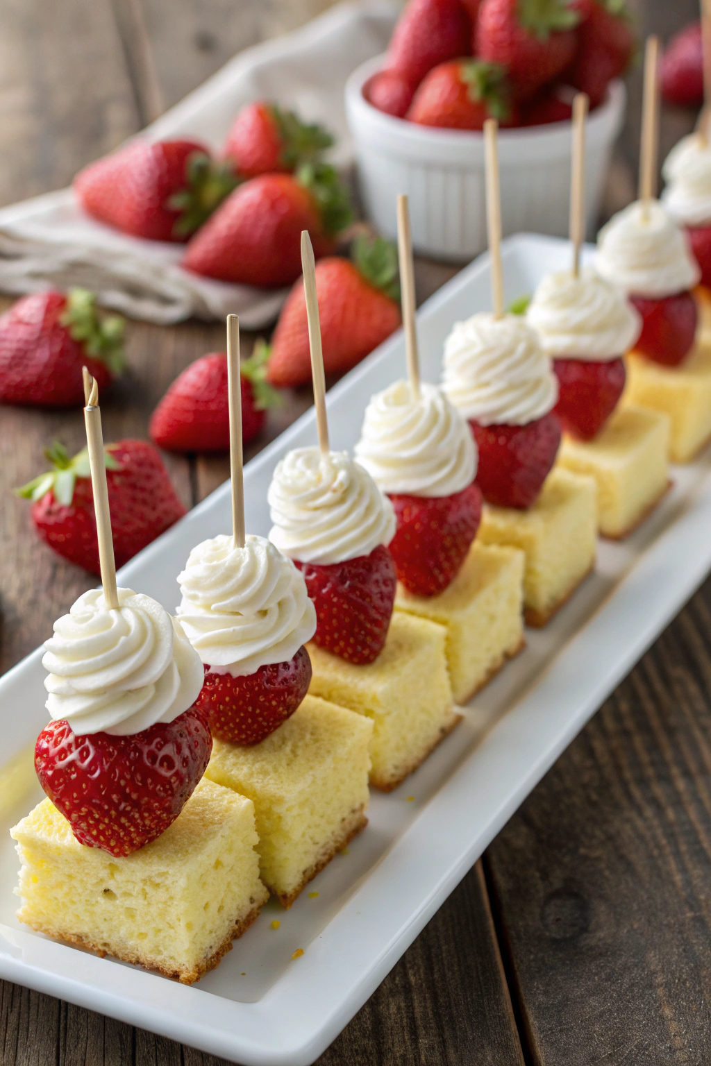 Strawberry Shortcake Kabobs Recipe