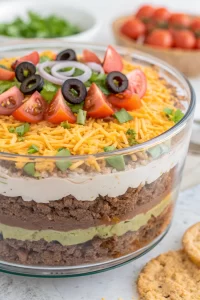 Taco Dip With Ground Beef Recipe