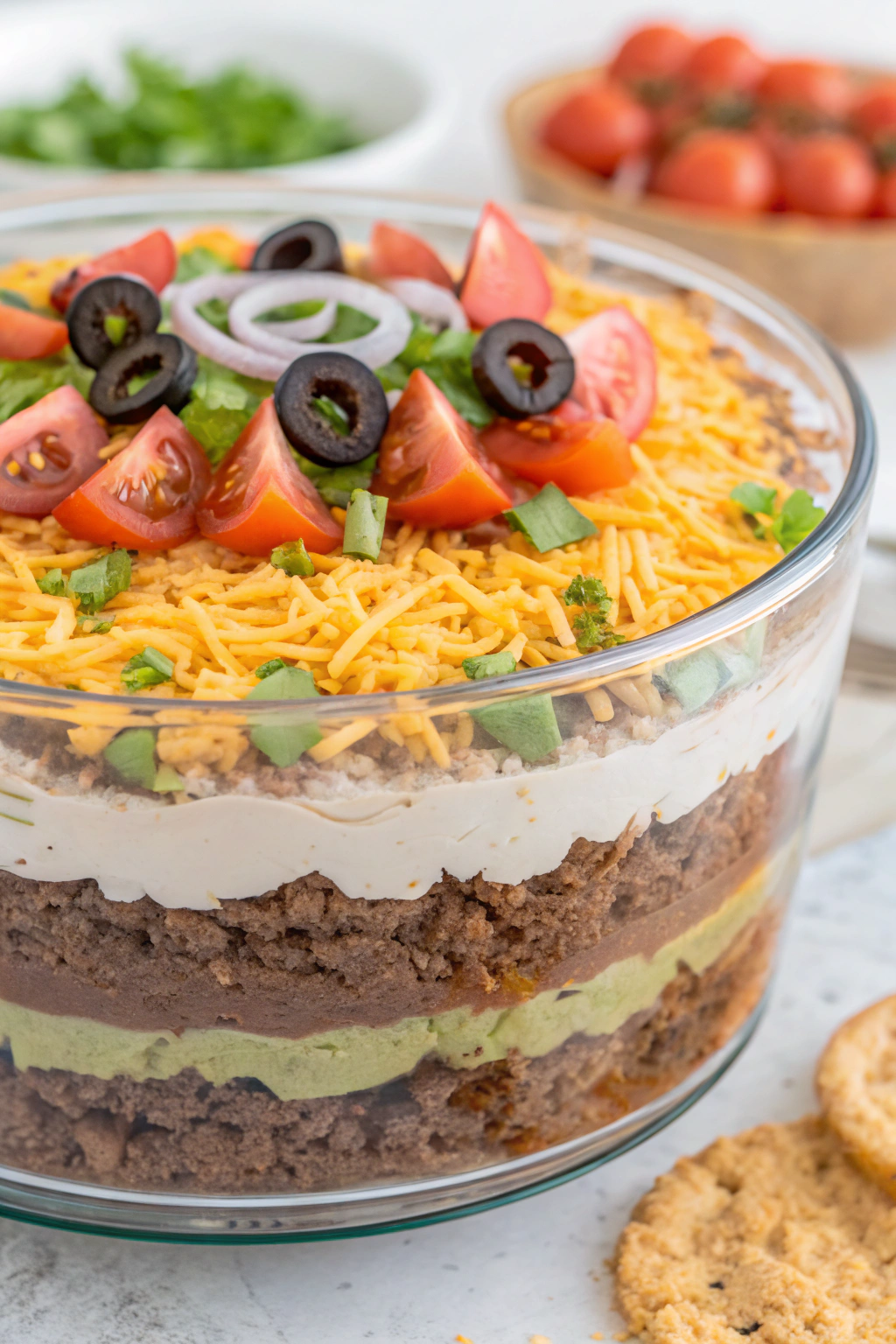 Taco Dip With Ground Beef Recipe