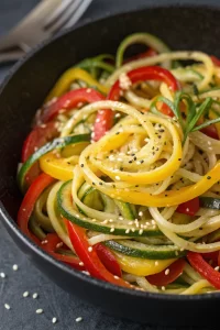 Asian Zucchini Noodles Recipe