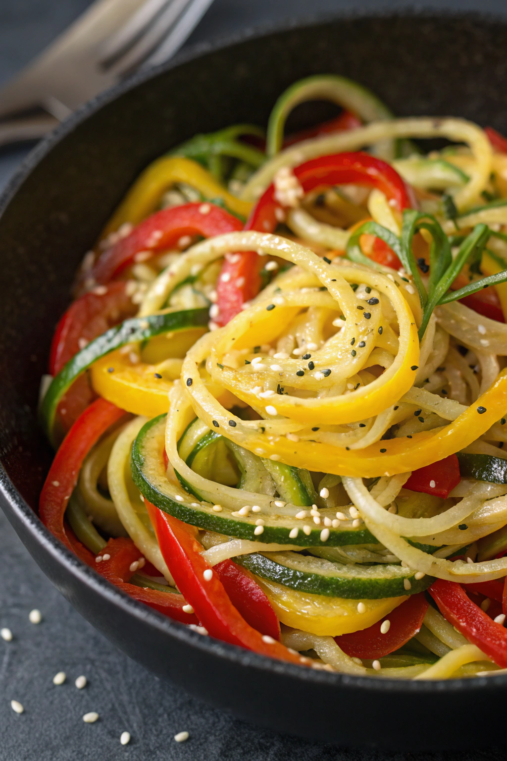 Asian Zucchini Noodles Recipe