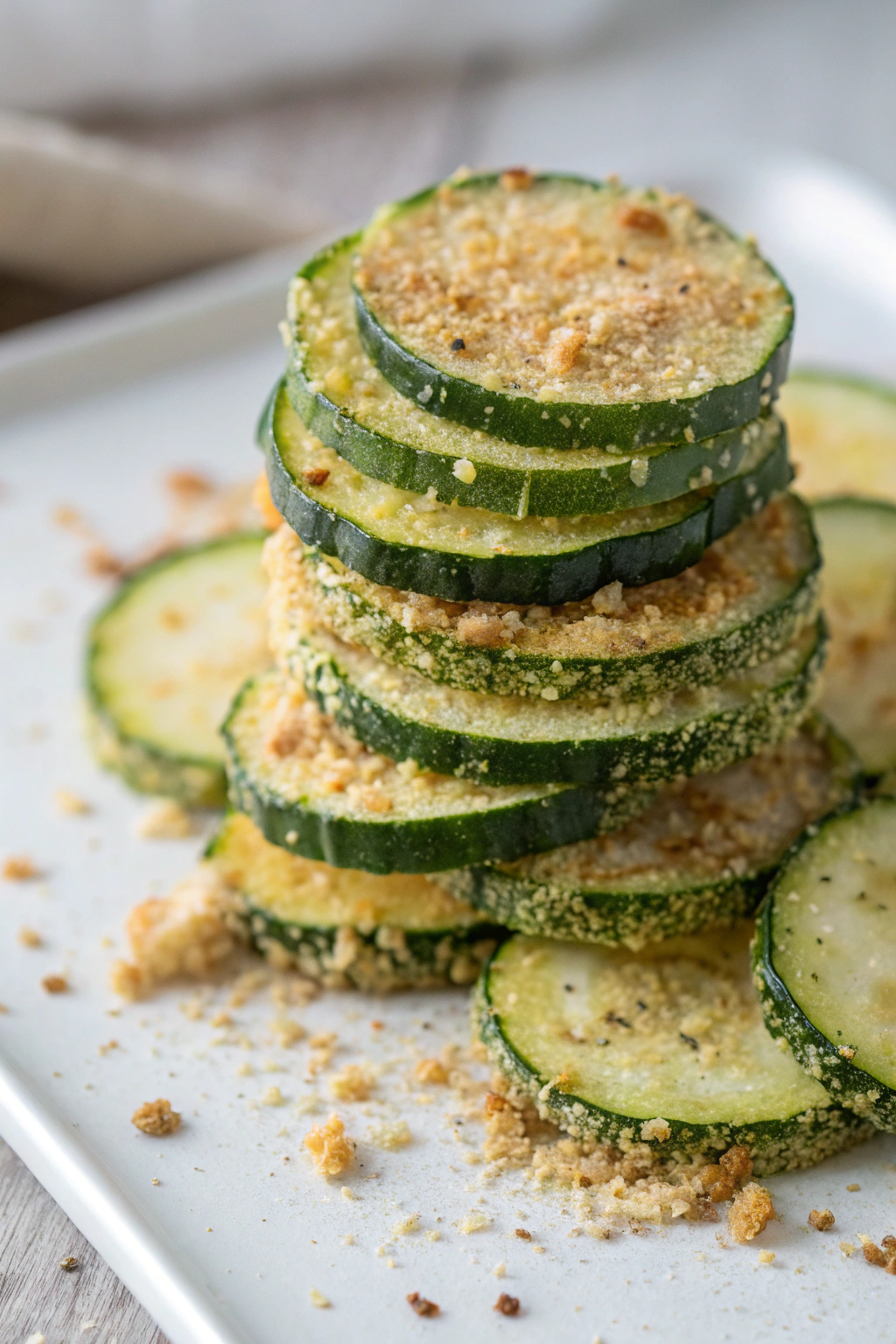 Baked Parmesan Zucchini Chips