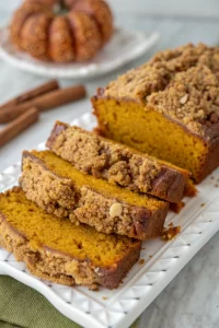 Banana Pumpkin Bread with Streusel Topping